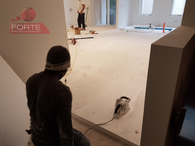 Custom EPS StyroFoam Cutting Services for Lightweight Floor Leveling Project for office building in Yorkville ON Custom EPS StyroFoam Cutting Services for Lightweight Floor Leveling Project for office building in Yorkville ON