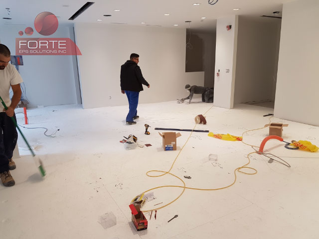 Custom EPS StyroFoam Cutting Services for Lightweight Floor Leveling Project for office building in Yorkville ON Custom EPS StyroFoam Cutting Services for Lightweight Floor Leveling Project for office building in Yorkville ON